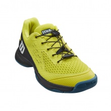 Wilson Tennis Shoes Rush Pro 4.0 QL (Quicklace) Allcourt Yellow Kids